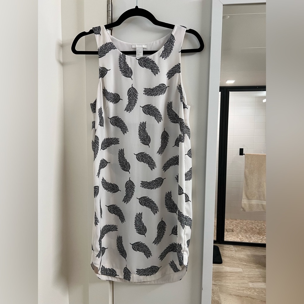 H&M Feather Tank Dress - Size S